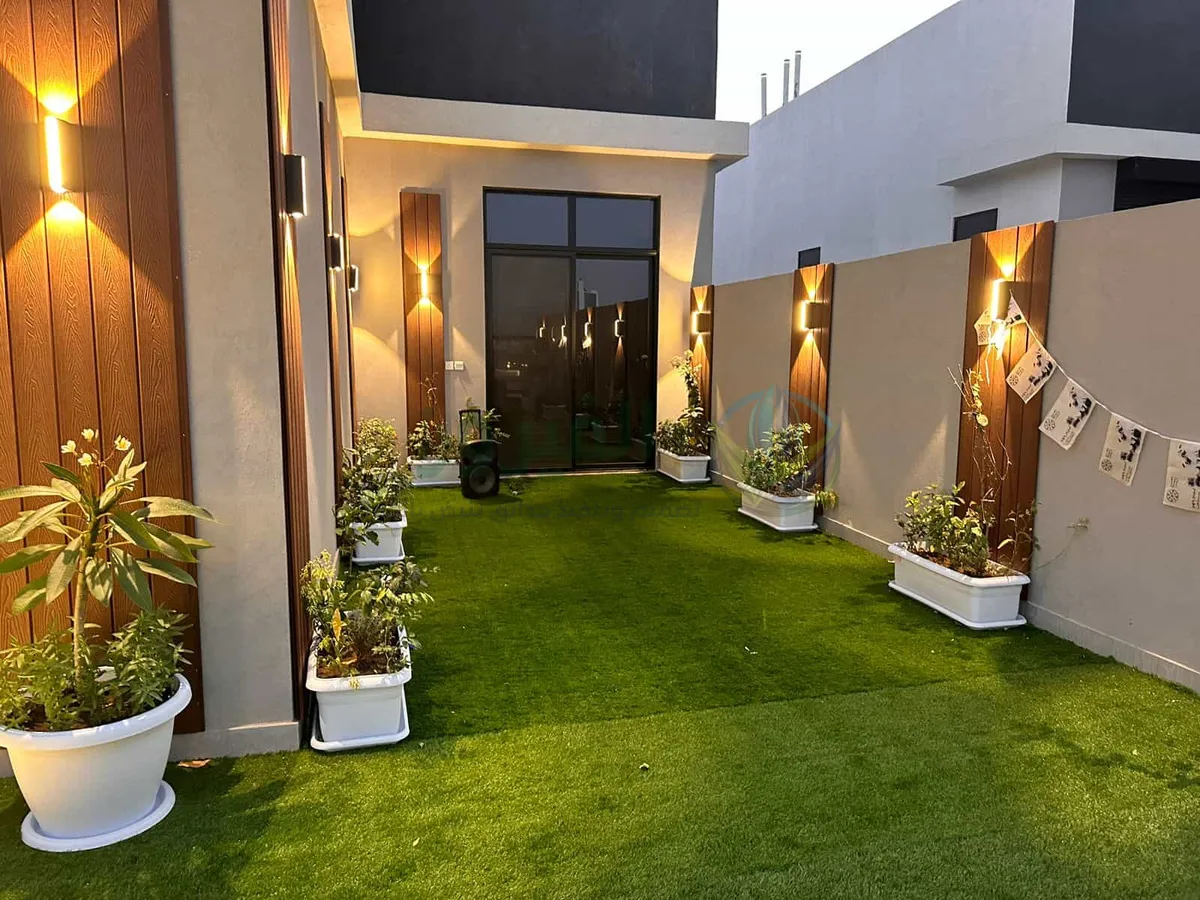 تنسيق حديقة بالسطح – جدة - 1